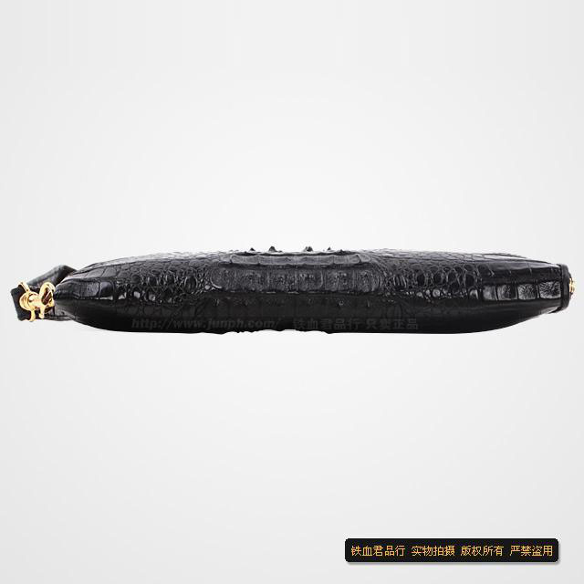 11寸鳄鱼皮手拿钞票夹 手工制作