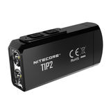 NITECORE奈特科尔TIP2迷你强光手电筒钥匙扣USB充电户外LED灯  铁血君品